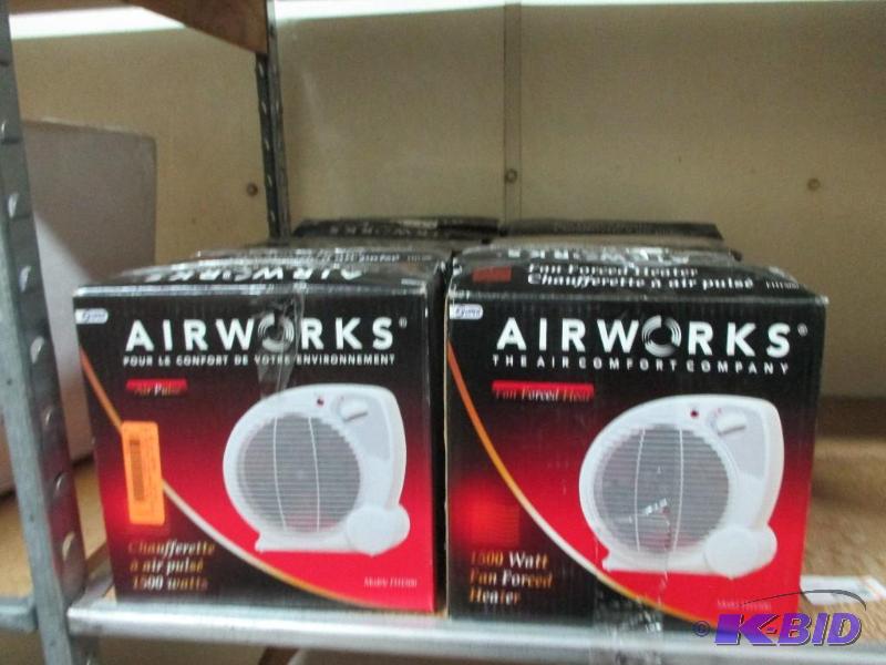10 air works heaters, not tested...