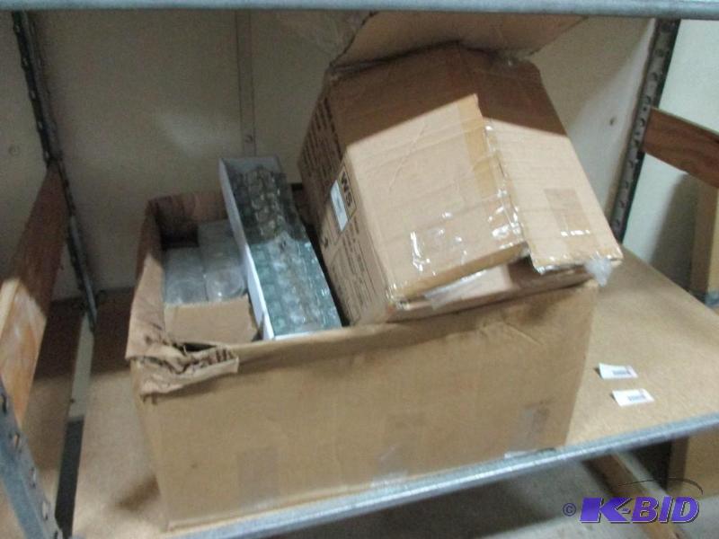 box of candle stuff...