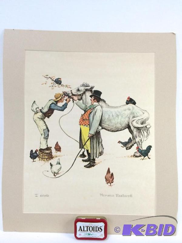 lot 17 image: Norman Rockwell - Print - Numbered I 83350