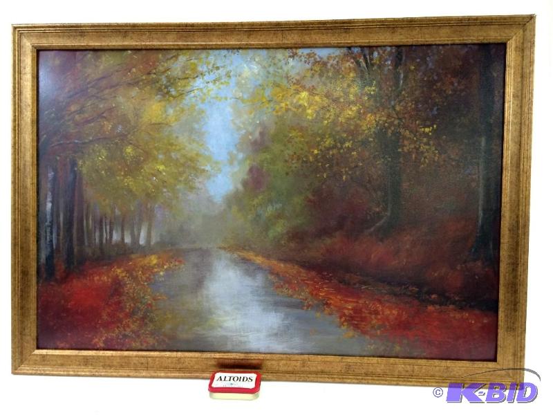lot 26 image: Sofa Sized Print - Autumnal Path