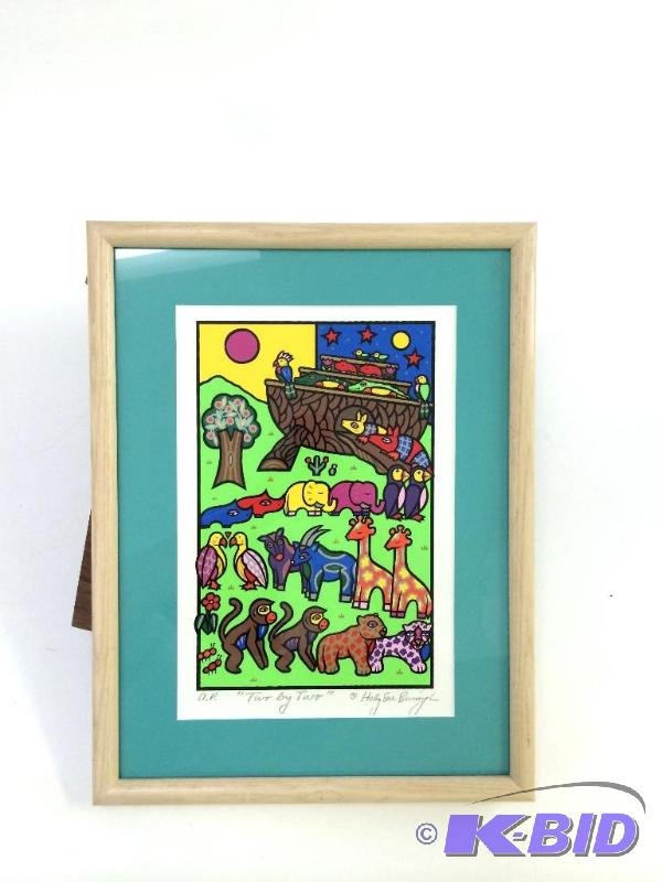 lot 28 image: Holly Sue Buningh Listed artist local Artist Proof Framed 