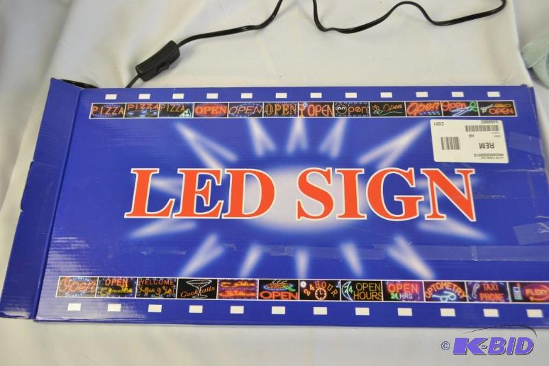 lot 9 image: Led Sign