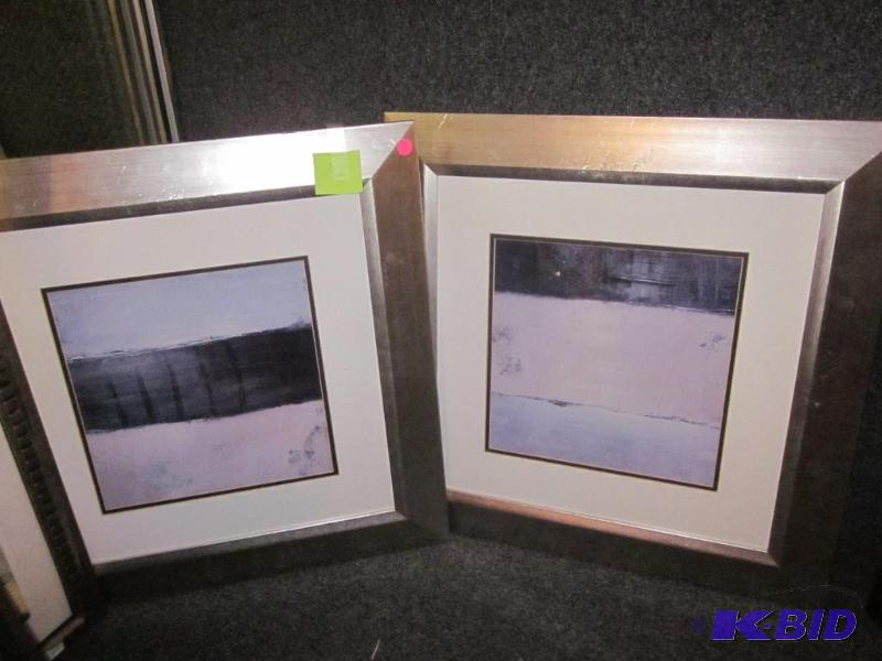 Pair of 20 inch framed wall prints.  &nbsp ...