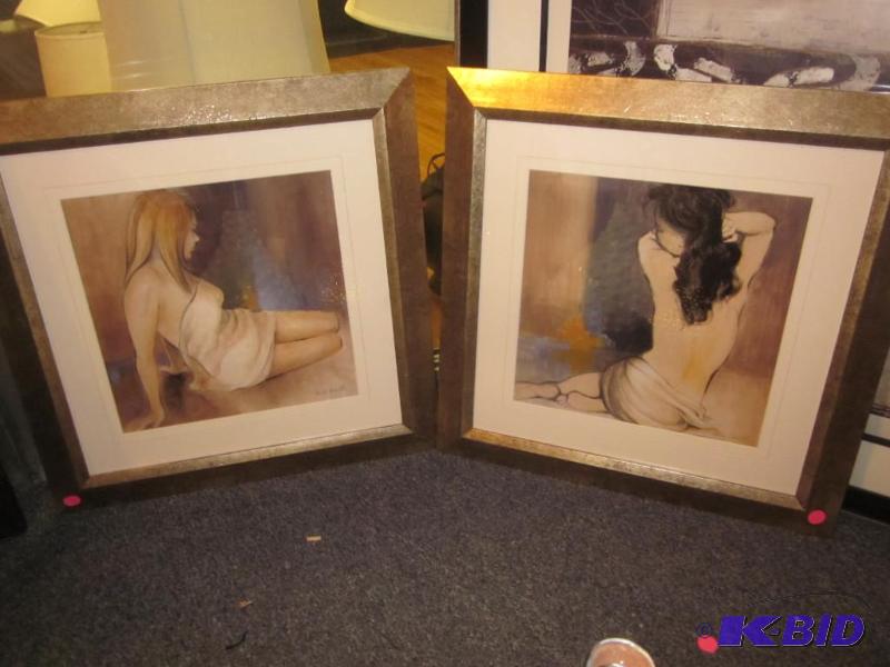 Pair of 20 inch framed artwork.&nbsp  &nbsp...