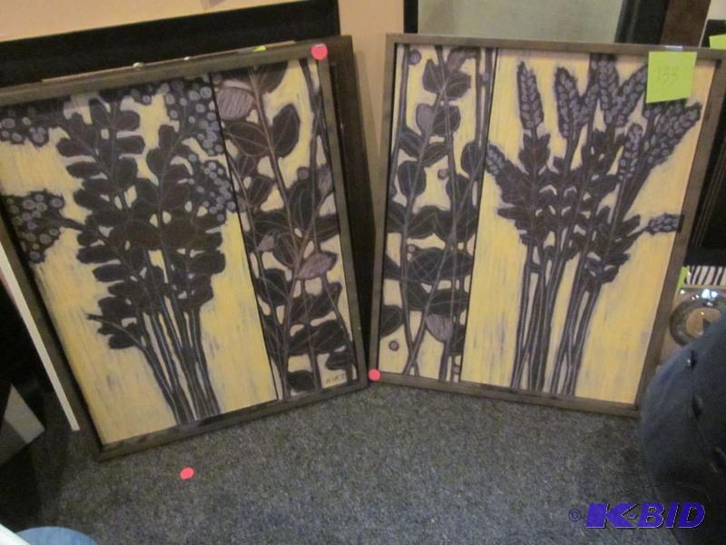 Pair of 20 inch framed artwork.&nbsp  &nbsp...