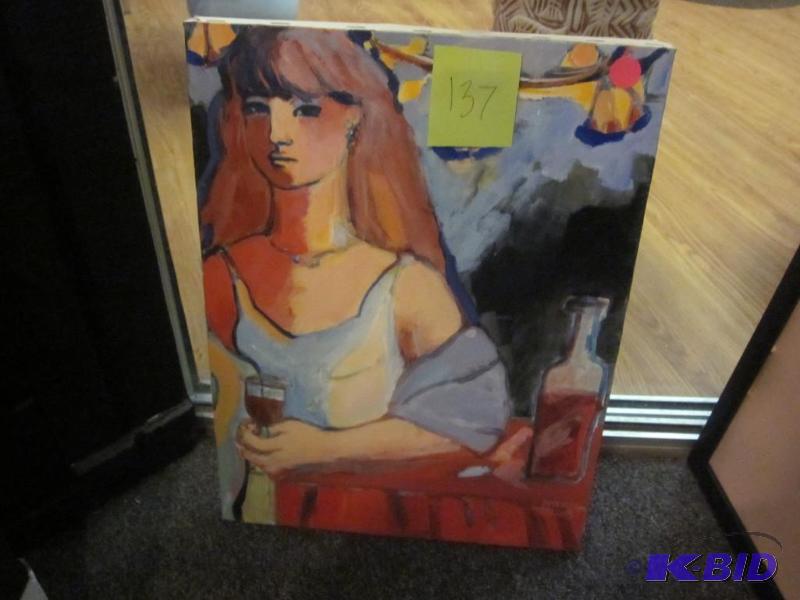 Small up to 20 inch original painting, signed...