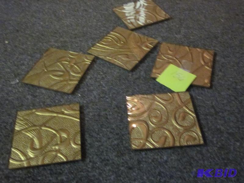 Lot of (6) decorative coasters.&nbsp  &nbsp...