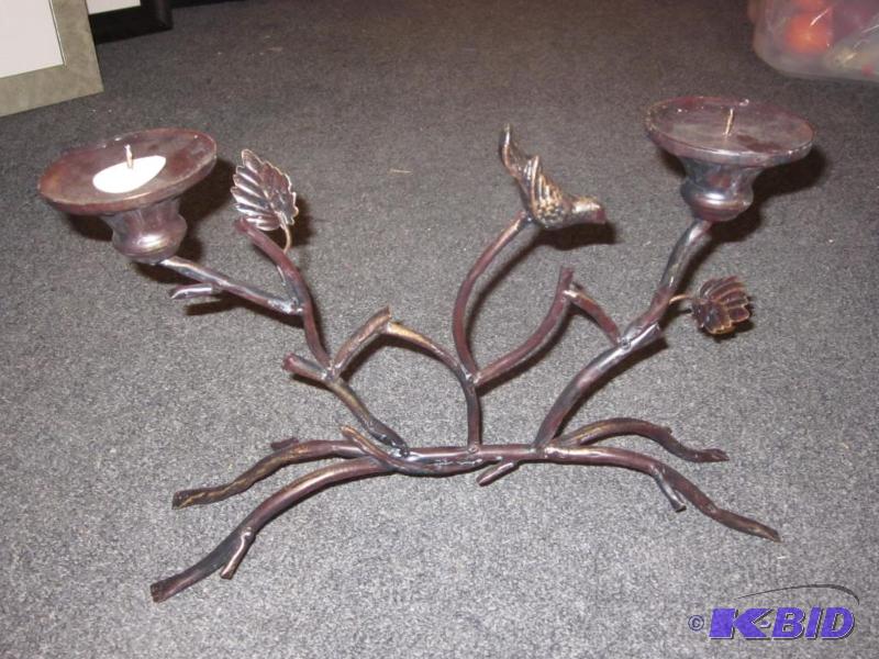 Metal candle stand.  &nbsp  &nbsp...