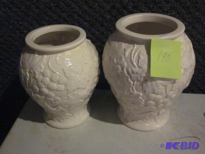 Pair of ceramic vases.&nbsp  &nbsp  &nbsp...