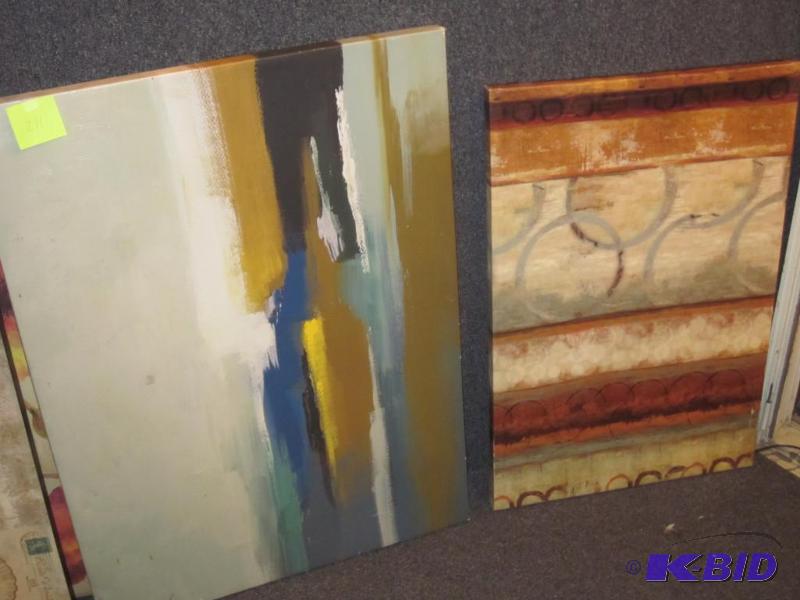 Pair of decorative wall art, one is original....