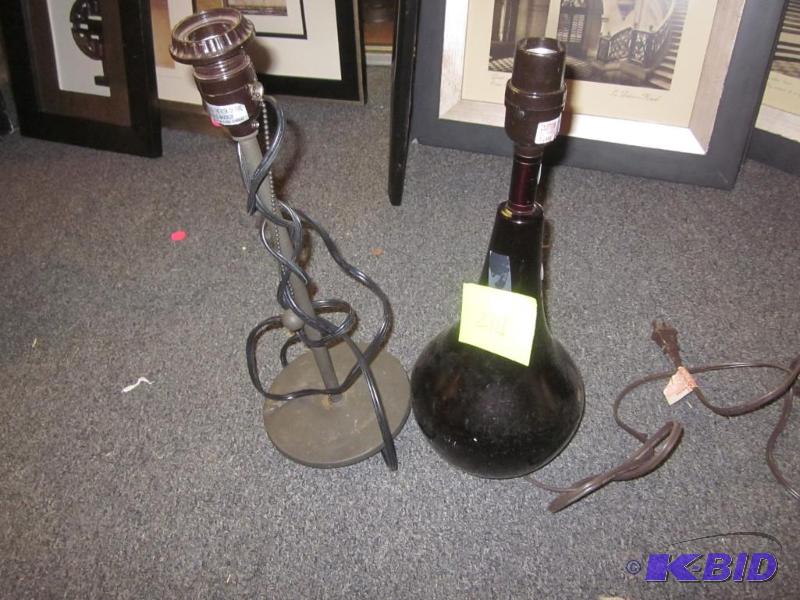 Pair of table lamps.&nbsp  &nbsp  &nbsp...