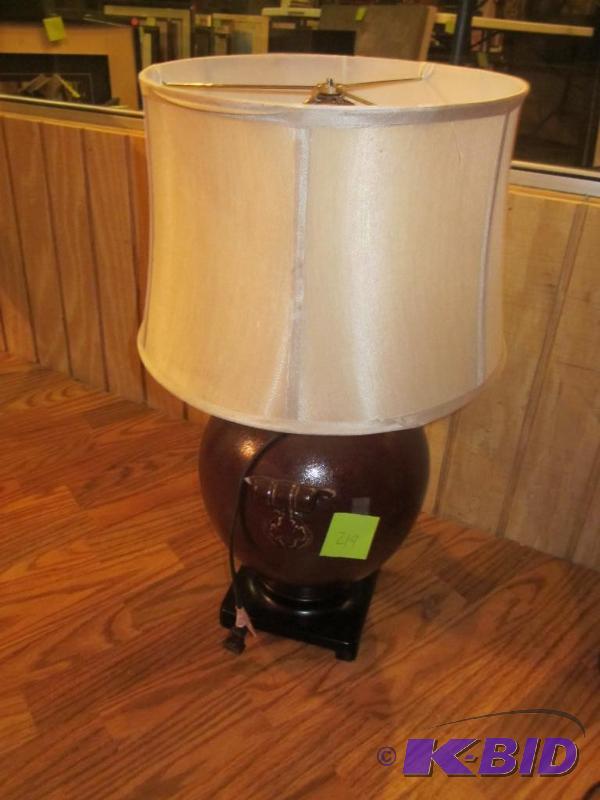 Decorative ceramic table lamp.&nbsp  &nbsp ...