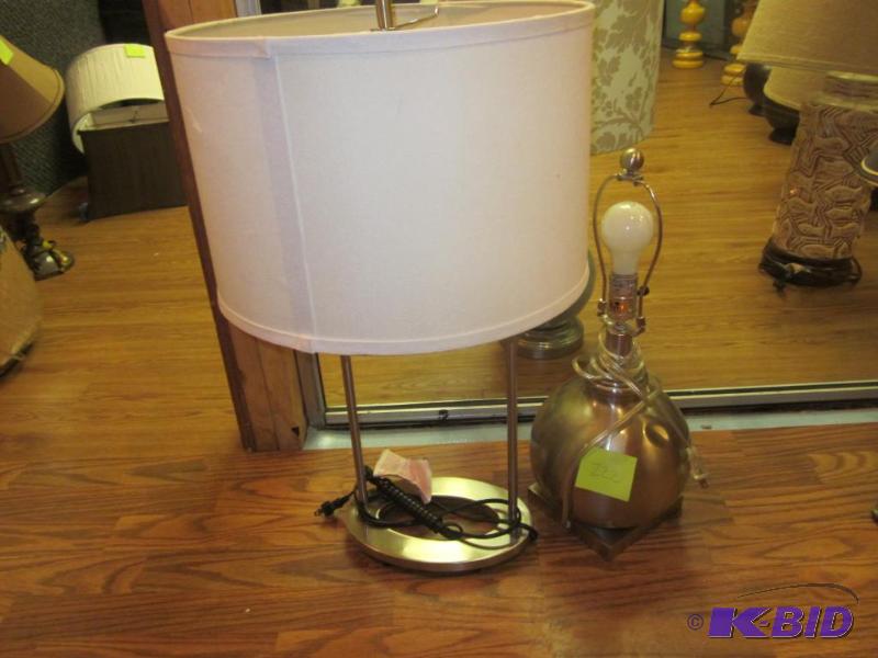 Pair of decorative modern lamps.&nbsp  &nbsp...