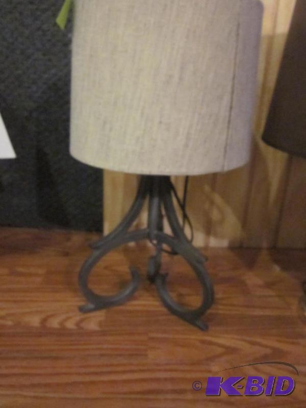 Metal decorative lamp with shade.&nbsp  &nbs...