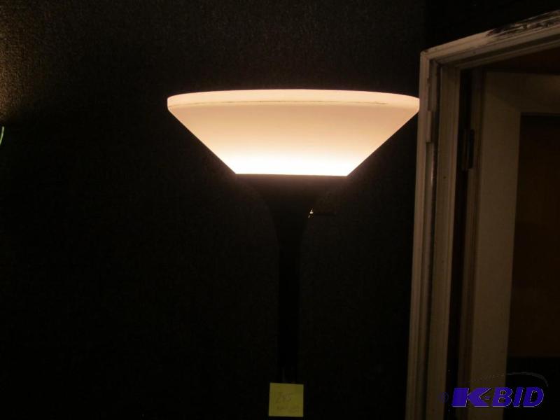 Metal floor lamp with shade.&nbsp  &nbsp  &...