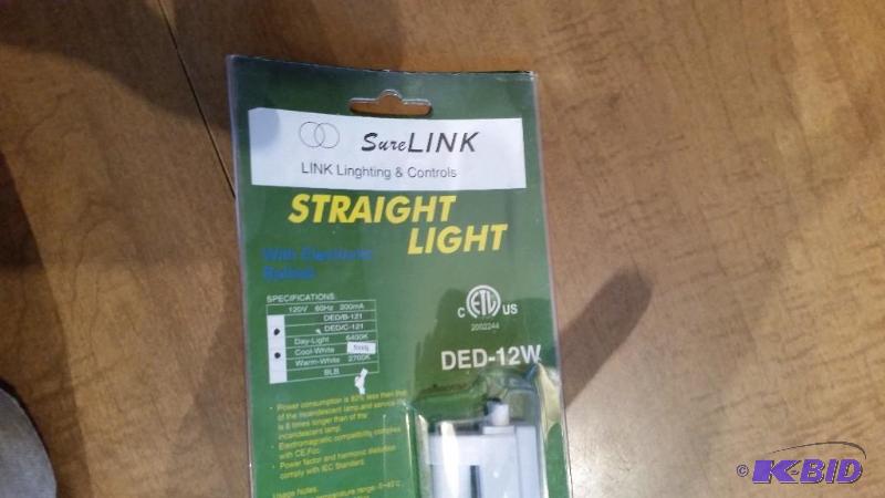 Brand New Case of Sure Link Straight Line DED-12W with electronic ballast