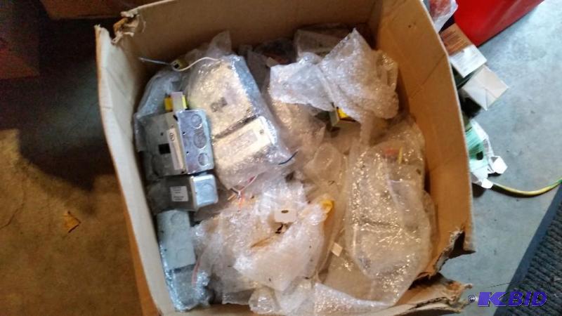 Large lot of electrical boxes