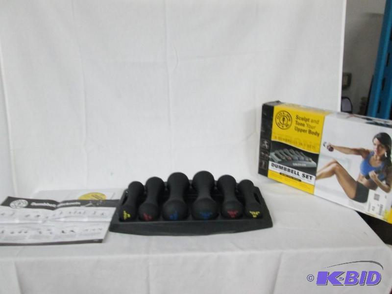lot 35 image: Golds Gym Dumbbell Power Set