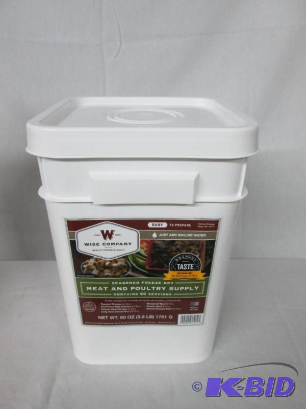 lot 36 image: 60 Emergency Servings - Freeze Dried Meat