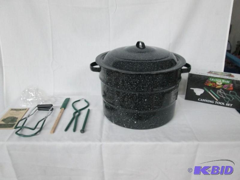 lot 37 image: Granite Ware Canning Set