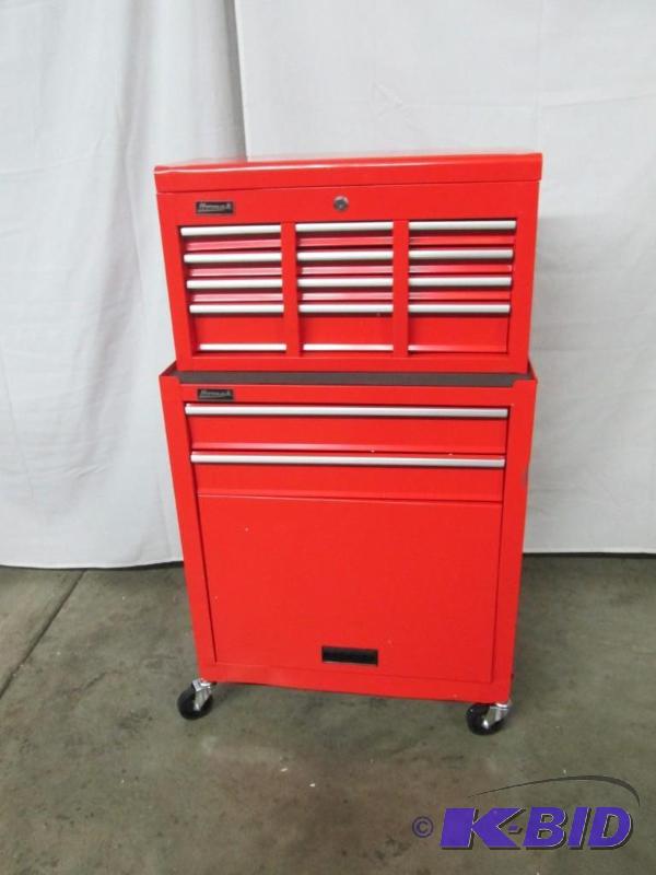 lot 5 image: Homak 8-Drawer Tool Tower