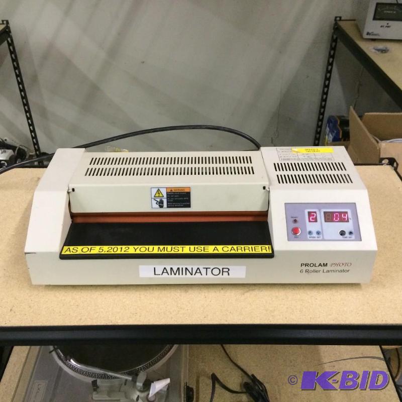 lot 7 image: Akiles Prolam 6 Roller Photo Laminator, Teste...