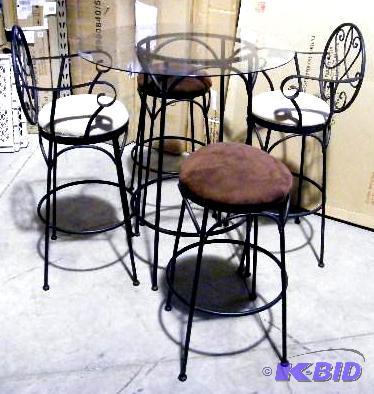 lot 101 image: Hi Top Bistro Table - 36" in diameter x ...