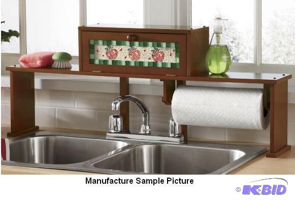 lot 11 image: Apple Mosaic Over the Sink Shelf - Composite ...