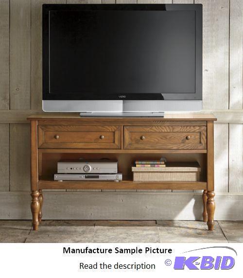 lot 126 image: Evanston Media Stand - Has a generous top sur...