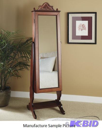lot 127 image: Mirrored Jewelry Armoire -&nbspA grown-up gi...