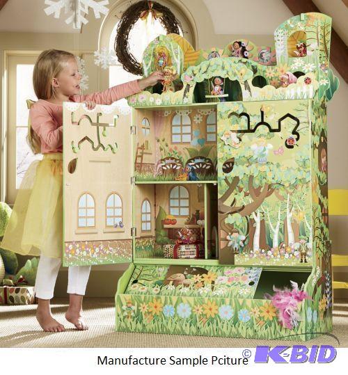 lot 14 image: Fairy Dollhouse with Storage - Spark your chi...