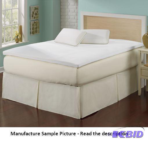 lot 154 image: 2" Memory Foam Bed Topper - 54" x 6...