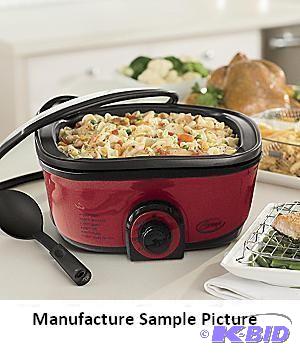 lot 166 image: Ginnys Brand 8 in 1 Multicooker - Red - ...