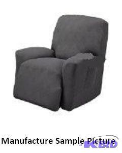 lot 48 image: Stretch Sensations Slip Cover - GRAY - RECLIN...