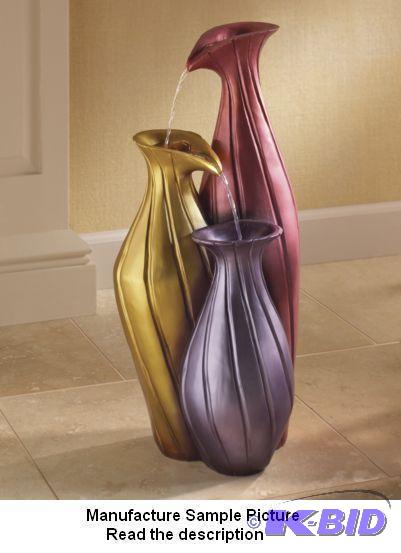 lot 5 image: Shimmering Lit Fountain - Graceful lines and ...
