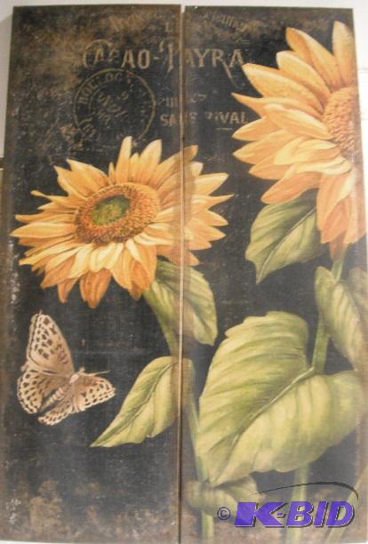 lot 60 image: Sun Flower Wall Art - Splash your walls with ...