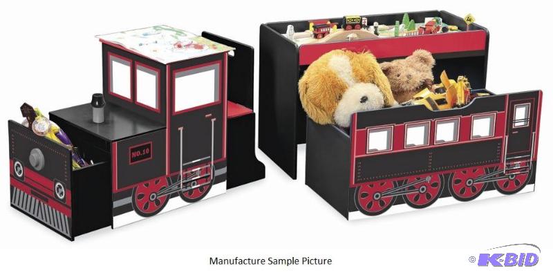 lot 81 image: Multifunction Train Toy Box -&nbspToy Box, a...
