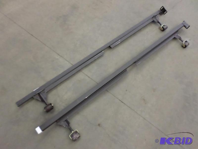 lot 105 image: FullQueen Steel Bed Frame...