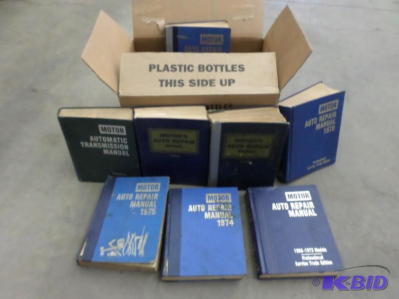 lot 127 image: Box Full Of Auto Repair Manuals--See Pictures...