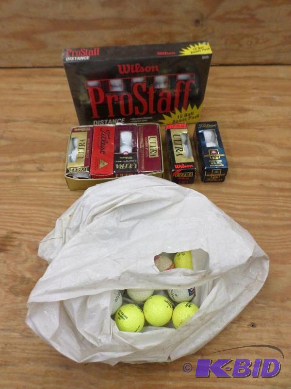 lot 36 image: Lot Of Misc New & Used Golf Balls...