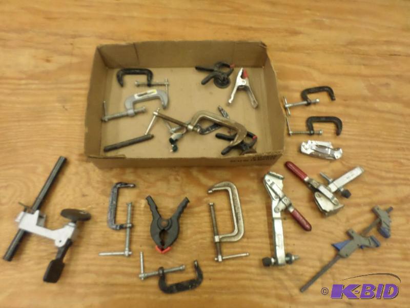 lot 50 image: Lot Of Misc Clamps & Etc...