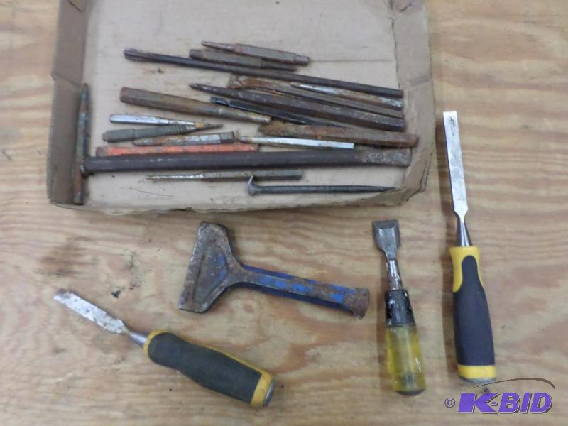 lot 55 image: Lot Of Misc Chisels & Punches...