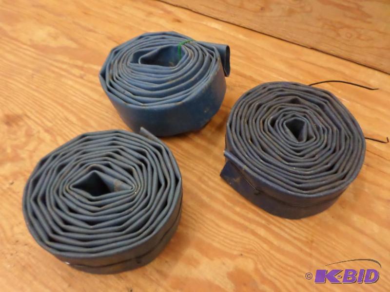 lot 63 image: (3) Trash Pump Hoses, No Ends...