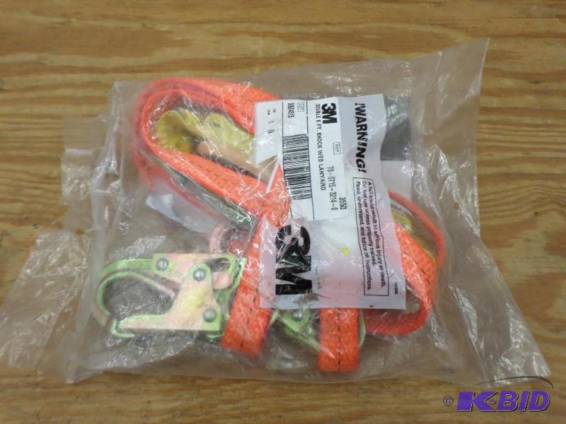 lot 73 image: New 3M Double 6ft Shock Web Lanyard...