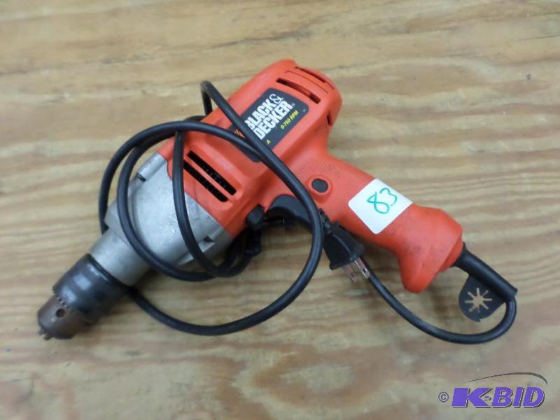 lot 83 image: Black & Decker 12" Electric Drill, ...