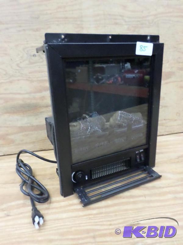 lot 85 image: 120Volt Electric Fireplace Insert, Works...