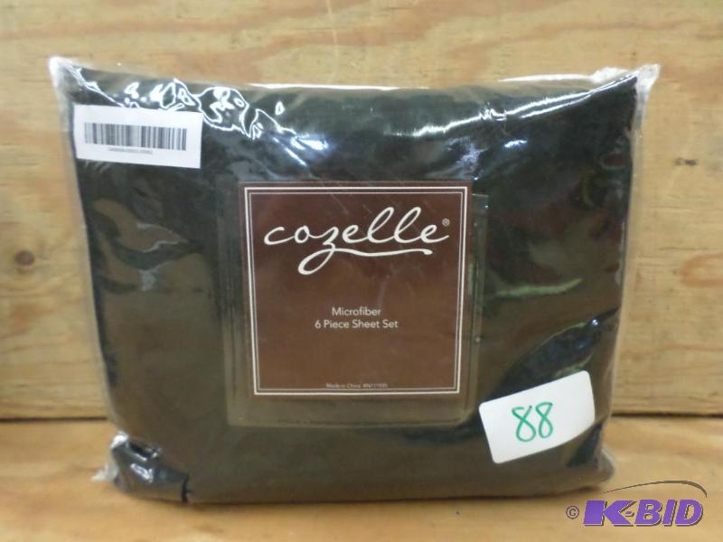 lot 88 image: New Cazelle 6-Piece MicrofiberQueen Sheet Set...