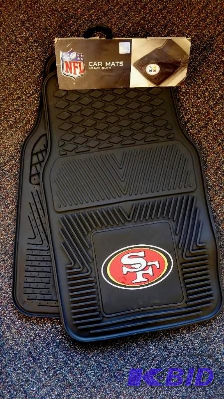 NFL Heavy Duty Vinyl Car Mats  New in Packaging   San Francisco 49ers