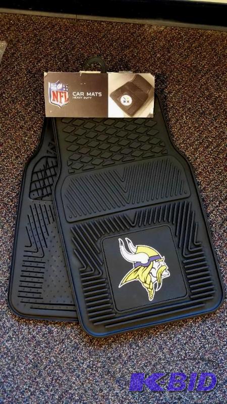 NFL Heavy Duty Vinyl Car Mats  New in Packaging   Minnesota Vikings