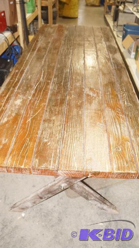 lot 149 image: Farmhouse Style Table